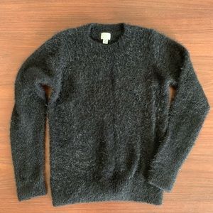 Fuzzy Black Sweater